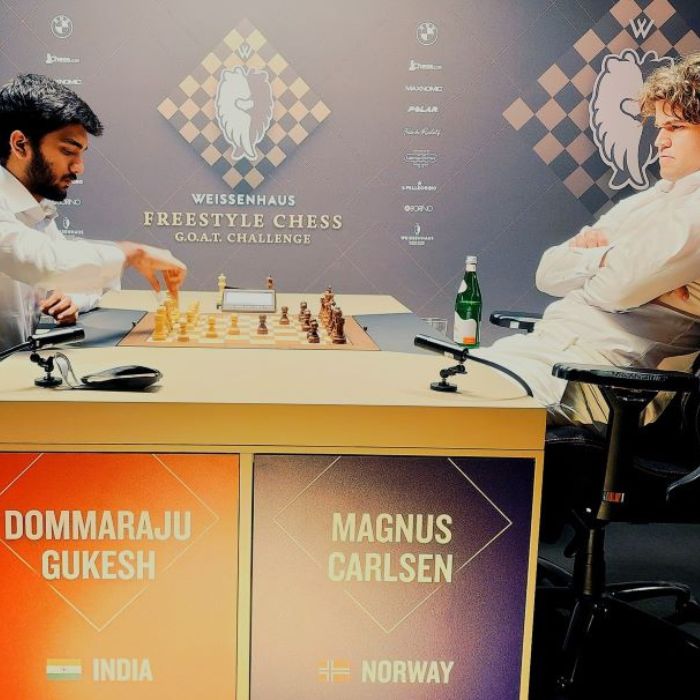 Gukesh and Carlsen