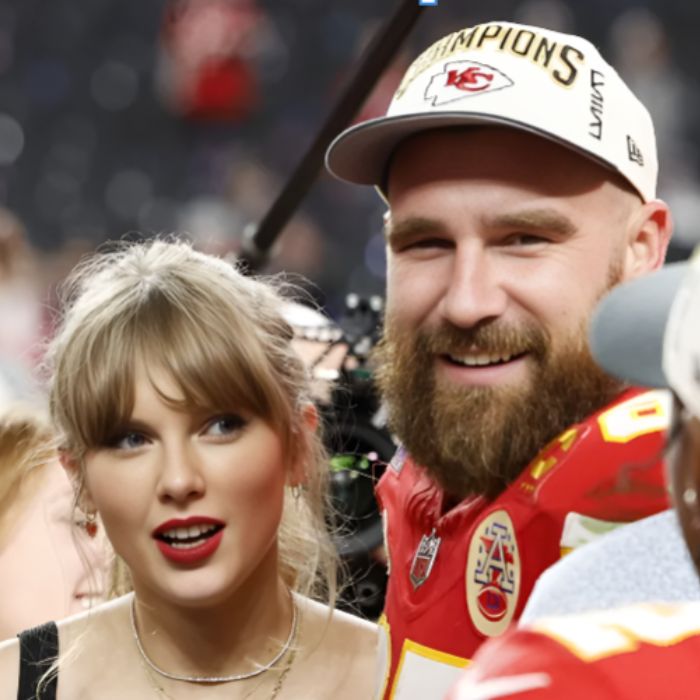 Taylor Swift and Travis Kelce