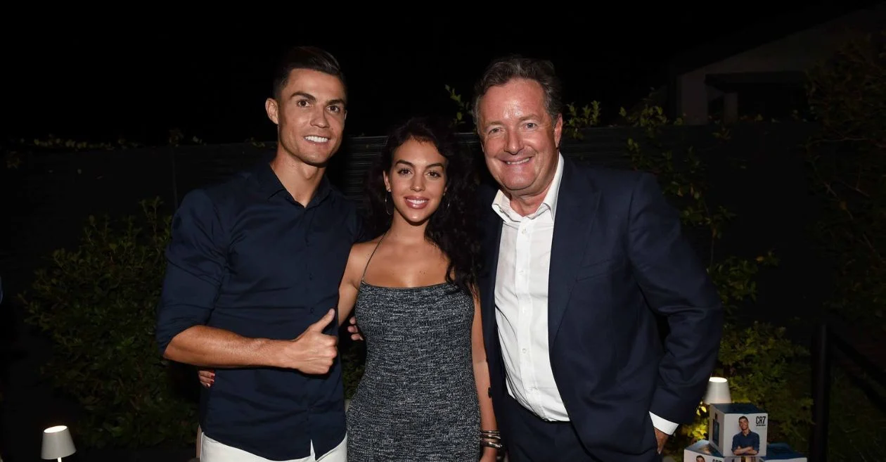 Cristiano Ronaldo and Piers Morgan