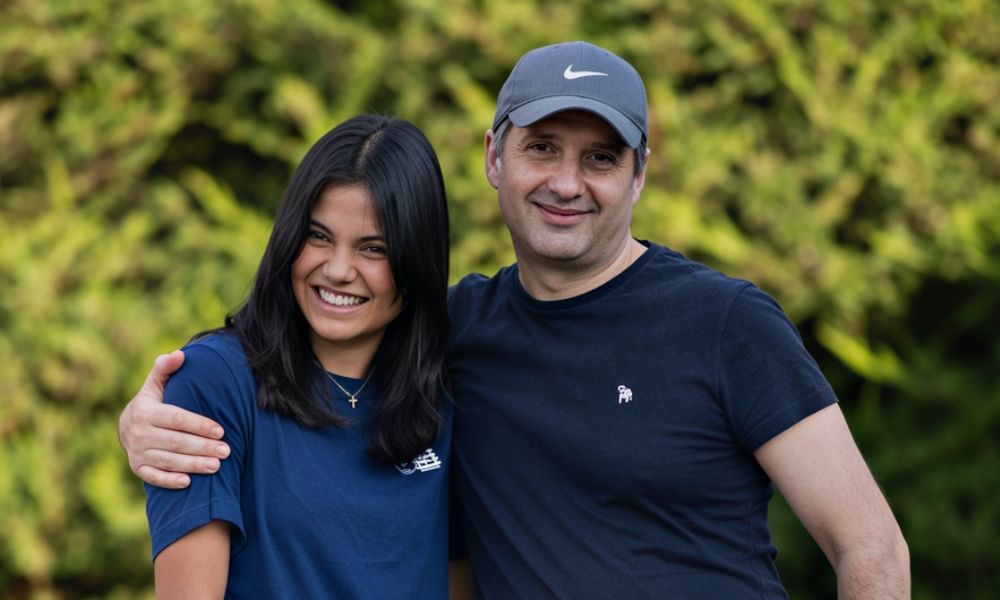 Emma Raducanu and Ian Raducanu